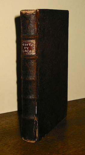 Quelus D. (o Chelus), de Histoire naturelle du cacao et du sucre... 1719 Paris chez Laurent d'Houry
